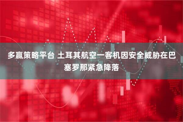 多赢策略平台 土耳其航空一客机因安全威胁在巴塞罗那紧急降落